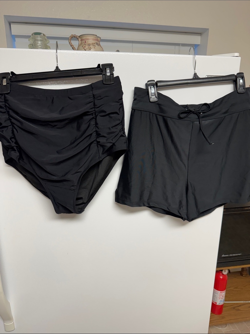 Women's Black Swim Bermuda Shorts & Tempt Me Tummy control swim bottoms